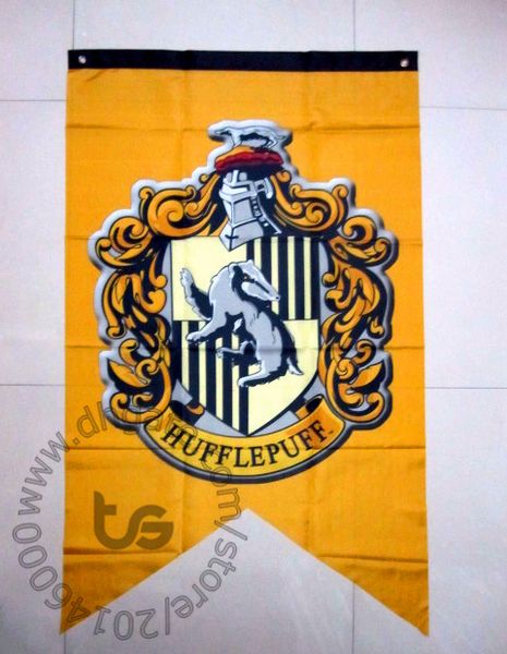 2020 Hufflerpuff Yellow Type Background Flag Banner Game Of