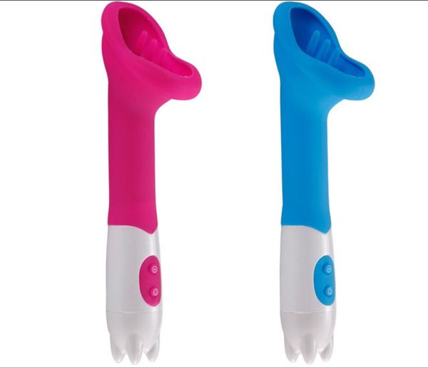 12 Velocidades Tongue Vibrador Licks Clitóris Otário Estimulação Clitóris Buceta Bomba G-spot Vibrador Sex Toy para As Mulheres
