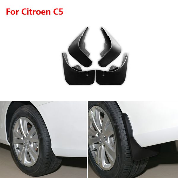 

brand new for citroen c5 4pcs abs mud flaps splash guards car fender mudguard
