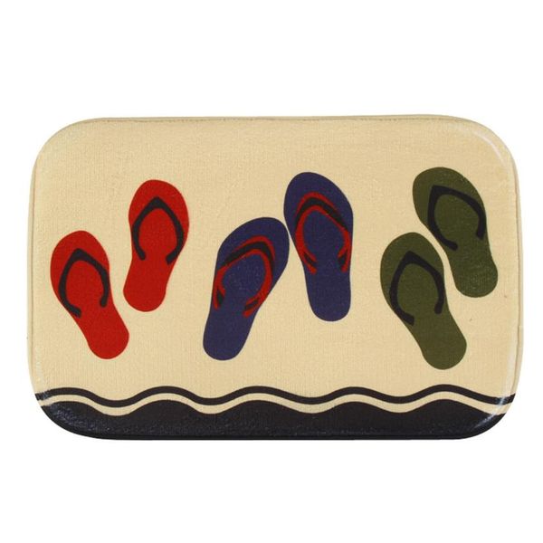 

wholesale- new design bath mat carpet for kitchen floor entrance door mats outdoor coral fleece absorbent non-slip mat bathroom xt