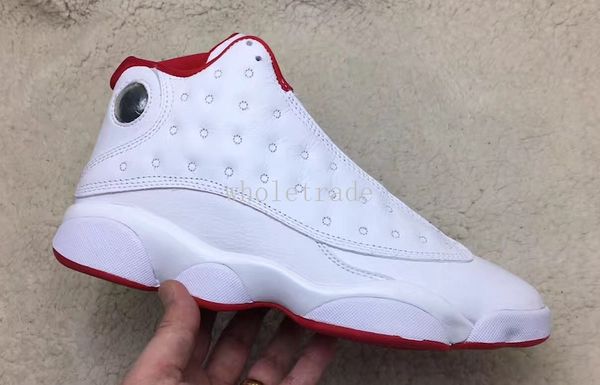 

Free Shipping Mens Shoes 13s 13 History of Flight Basketball Shoes Mens University Red White Sneakers for sale size 8-13 Come With Box