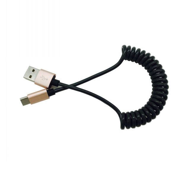 

Новый 1M 3FT Алюминиевый Spring Micro USB синхронизации данных зарядный кабель Выдвижной п