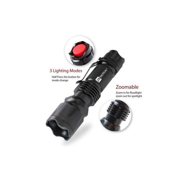 

j5 tactical v1-pro 300 lumen ultra bright flashlight sell 2018