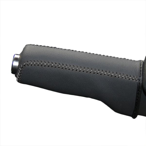 

genuine leather handbrake covers for audi tt 2008~2013 car styling decoration hand-stitched handbrake lever cover