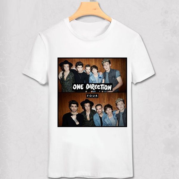 

wholesale- one direction t shirt louis tomlinson niall horan liam payne harry styles music stars fans t-shirt 1d casual funny shirt, White;black