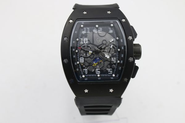 

watchsell Man good 011 часы резиновый черный корпус 43мм Автоматы часы
