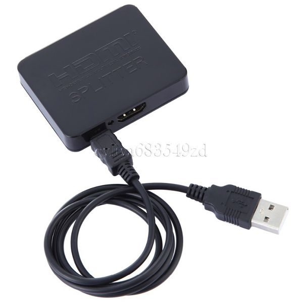 

бесплатная доставка 1080p 3d 4k hdmi splitter switcher 1 * 2 1 вход 2 выход для dvd-плеер hdtv
