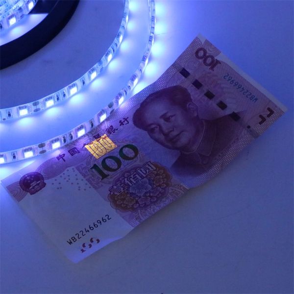 

5m uv ultraviolet led strip light dc12v 5050 300leds 60led/m uv purple waterproof ip65 led tap ribbon string light