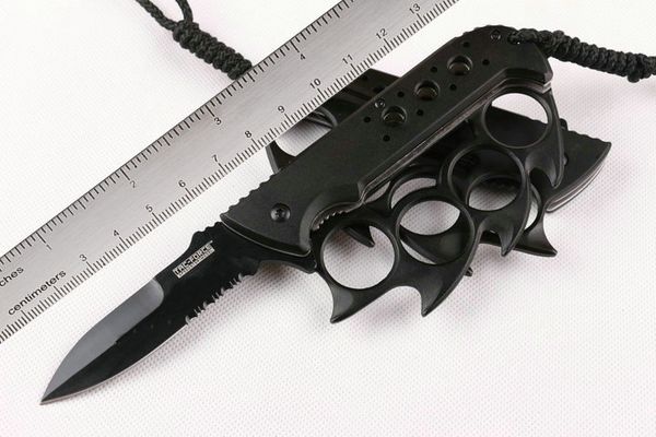 

TAC FORCE TF-793 Титановый карманный складной нож Knuckle Duster Тактический кемпинг Охота Спасательная EDC зазубренный 3Cr13Mov EDC Инструменты