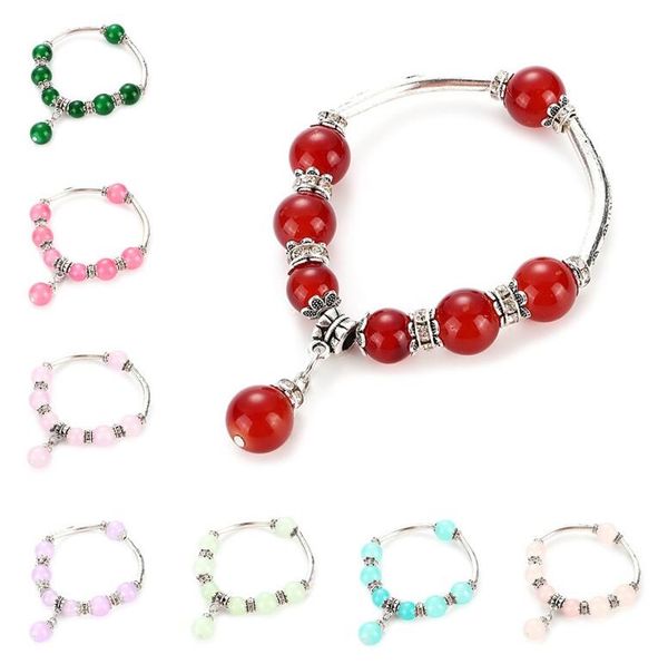 

brand new flashing artificial drill alloy imitation agate bracelet fb318 mix order 20 pieces a lot charm bracelets, Golden;silver