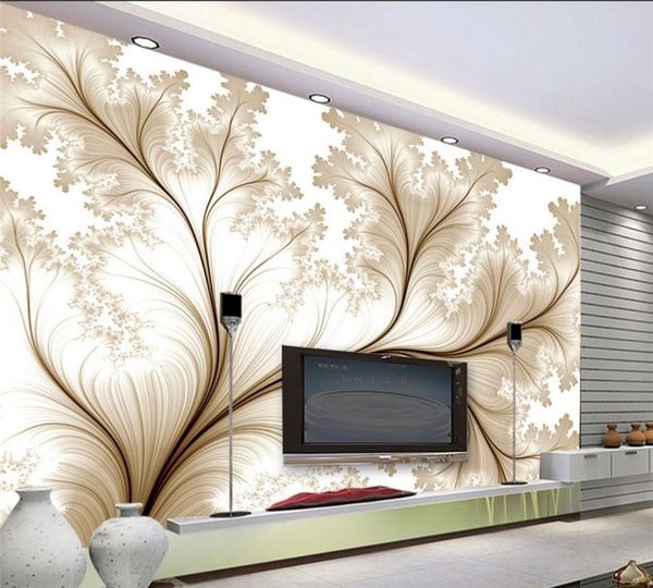 Acquista Moderno Minimalista 3d Semplici Fiori Personalizzati Carta Da Parati Pareti 3 D Foto Wallpaper 3d Camera Da Letto Tv Sullo Sfondo A 2136