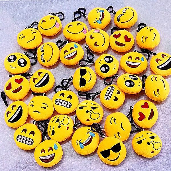 

2017 QQ emoji плюшевые кулон брелки Emoji смайлик небольшой кулон эмоции QQ выражение чуче