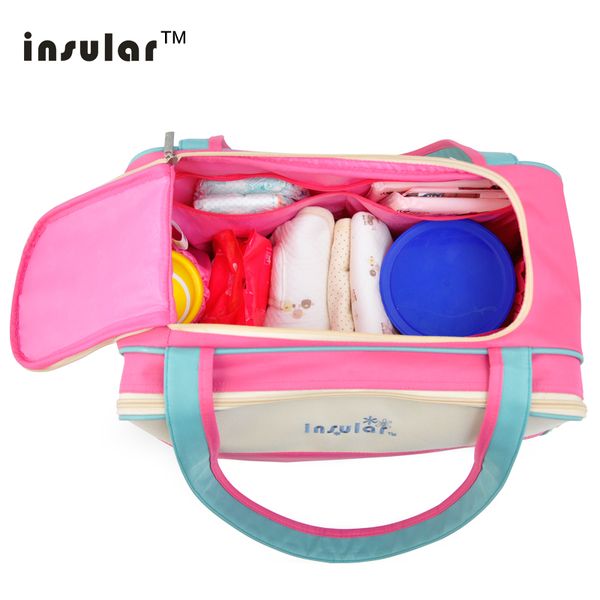 

baby stroller accessories large capacity multi-function mummy bag fashion large-capacity waiting bag mother and baby girl