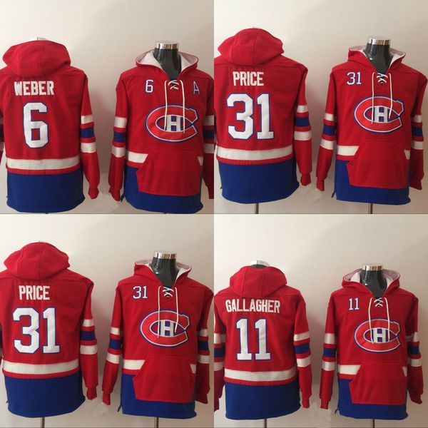 

Montreal Canadiens Hockey Hoodie 31 Carey Price 6 Shea Weber 11 Brendan Gallagher Montreal Canadiens Hockey Jerseys Stitched Jersey