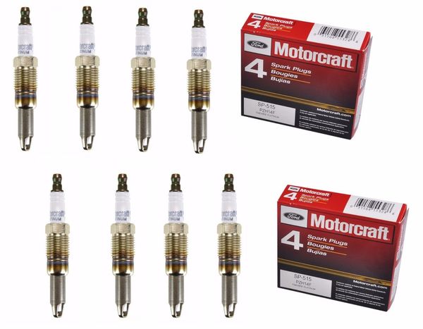 NEW 8 Pcs Spark Plugs SP-515 For Ford 5.4L 3V Ford Update PZH14F