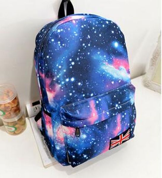 

wholesale- ladies female man shoulder bag shoulder bag oxford printing galaxy stars school rucksack girls boys sky campus student backpack