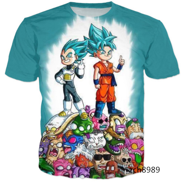 

fashion mens/womens anime dragon ball kid goku summer style funny 3d print casual t-shirt s---5xl aa459, White;black