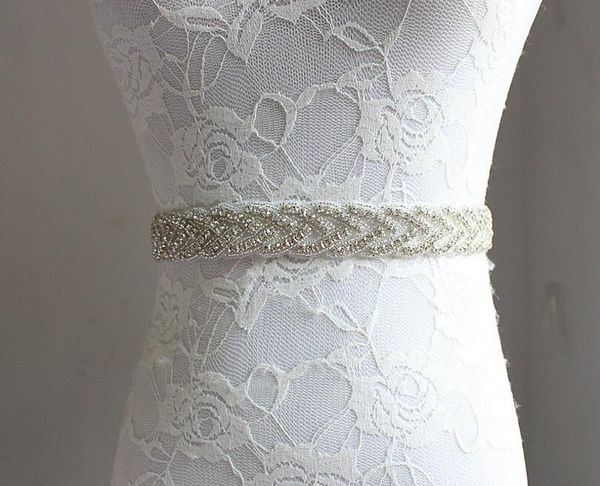 

crystal wedding belt bridal sash rhinestone crystal sash wedding dress belt crystal rhinestone diy wedding sash sw67, White