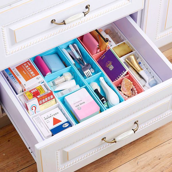 Adjustable New Drawer Organizer Home Kitchen Board Divider Makeup