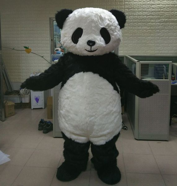 

Brand new big fat furry panda bear ma cot co tume for panda ma cot uit for ell hipping, Red;yellow