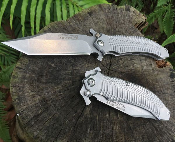 2019 Expendables Toothpick Knives Tactical Hunting Folding Knife