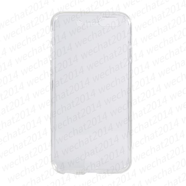 360 Custodia protettiva in TPU trasparente per tutto il corpo per Samsung Galaxy S3 S4 S5 S6 Edge S7 Edge S8 Plus Cover posteriore per schermo anteriore