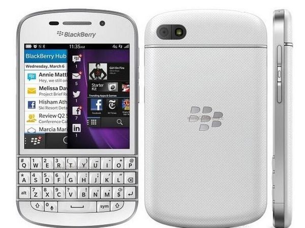 Yenilenmiş Orijinal Blackberry Q10 ABD, AB Sürümü Unlocked Cep Telefonu Çift çekirdekli 1.5 GHz 2G RAM 16G ROM 8.0MP 4G LTE