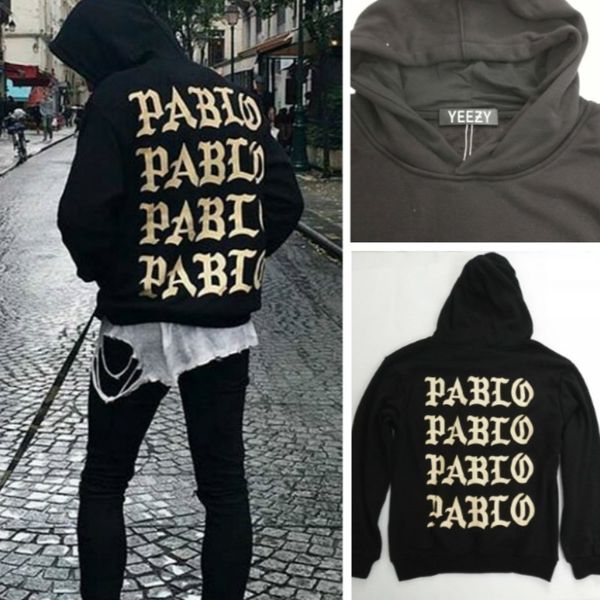 

wholesale-2016 hip hop hoodies i feel like pablo hoody hip hop season 3 hoodie sweatshirts yeezusmen 2016 streetwear justin bieber, Black