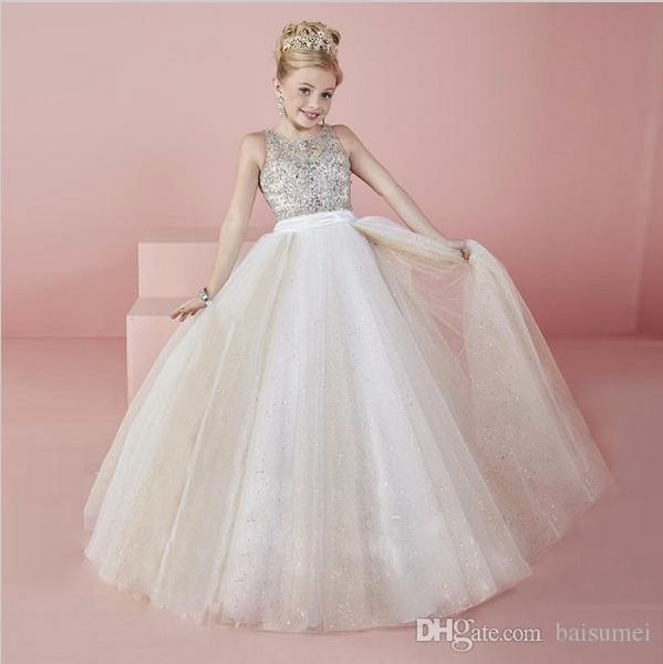 

2016 noble gorgeou prince ball gown pageant dre e jewel rhine tone bead equin floor length flower girl dre