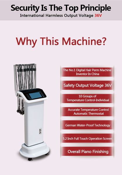 2017 High Quality Asia Digital Hair Perm Machine Professional