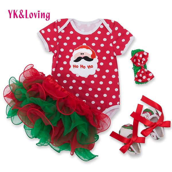

wholesale- festival saia skirt newborn baby girl clothes 2016 roupas infant skirts set baby santa claus girls set polka dots clothes f5001, White