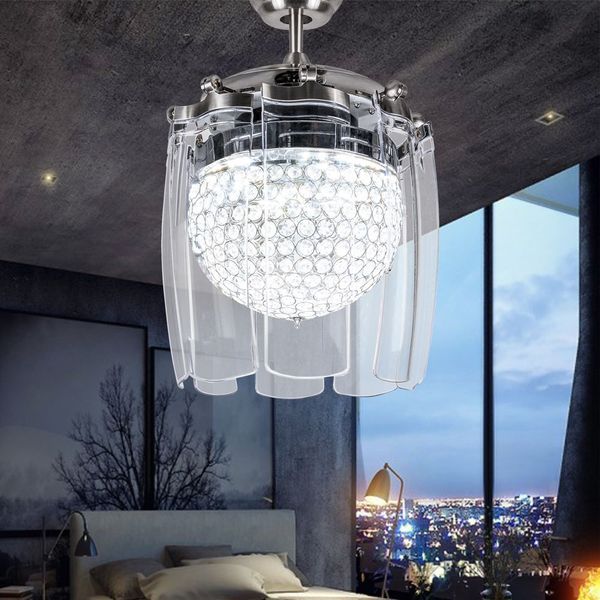

невидимые crystal light потолочные вентиляторы современные светодиодные кристалл parlor потолочные вентиляторы crystal light с пультом диста