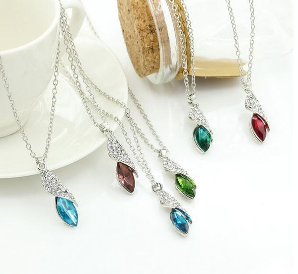 

new austrian crystal sugar necklace desert star pendant high birthday gift wfn388 (with chain) mix order 20 pieces a lot, Silver