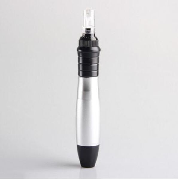 5 pz / lotto Derma Pen Electic Auto Micro Needle Therapy Dr.pen vibrante Dermapen Dermastamp 12 Penna ad aghi