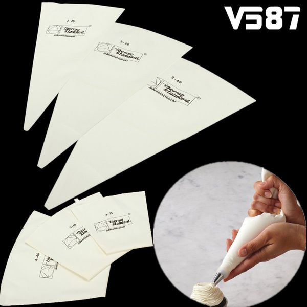 

wholesale- 3 sizes reusable cotton ice cream piping bags cookie pastry cake decorating pastry tool home bakery tools accessories bakeware