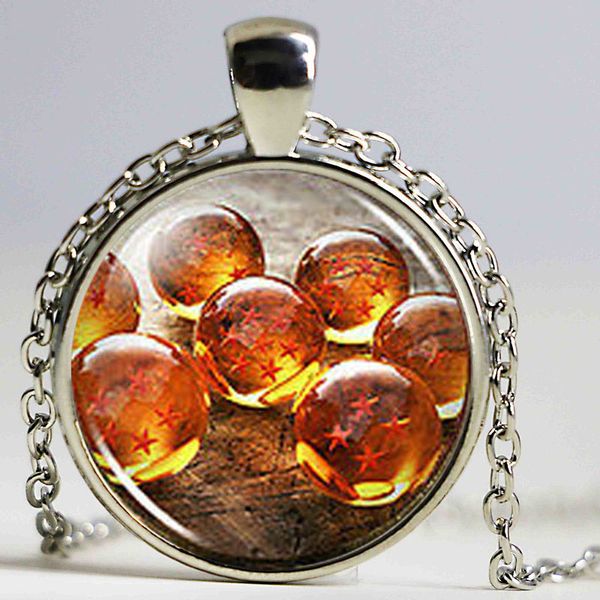 

Аниме DragonBall Z Dragon Ball DBZ кабошон мужская ручной Моды ожерелье латунь кулон стимпанк