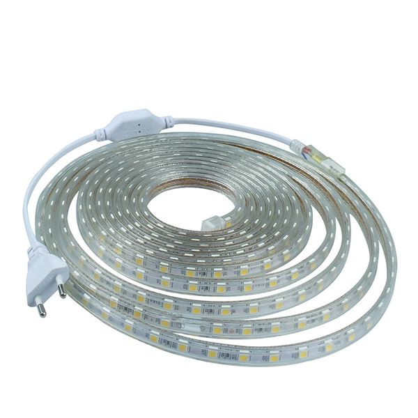 

Edison2011 СМД 5050 220В светодиодные полосы Гибкие светодиодные 1М/ 5М/10М/ бесплатные вилк