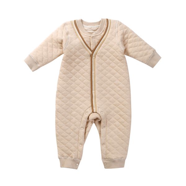 

2017 new arrival kids clothing winter cotton wool men's color cotton long-sleeved climbing single-breasted baby conjoined jumpsuit, Blue