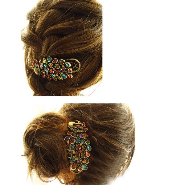 Hot Sale Women S Beauty Vintage Colorful Crystal Rhinestone