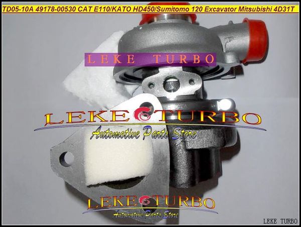 Turbocompressore TD05-10 49178-00540 49178-00500 Turbo per Sumitomo 120 per KATO HD300 HD400 HD450 per escavatore Cat E110 4D31T 4D31