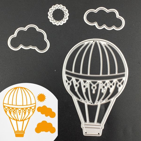 fire balloon FOCutting Dies Stencil ScrapbookAlbum Paper Card EmbossingCraft FO