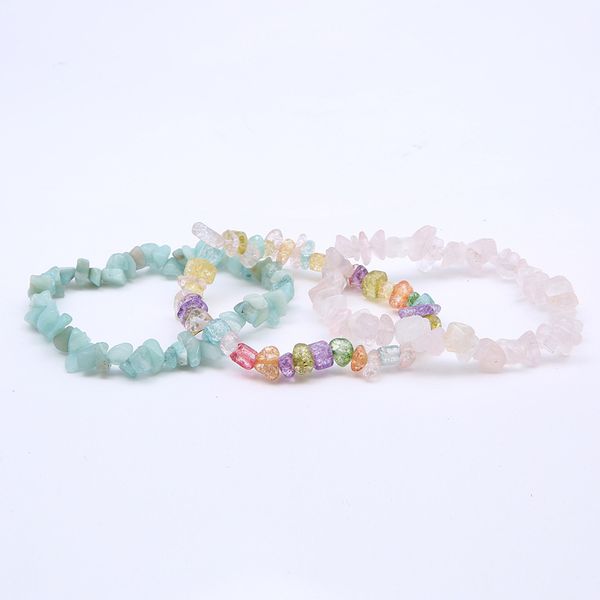 

new birthday valentine's day gifts fashion bohemia broken crystal stone bracelets women's charm jewelry ing, Golden;silver