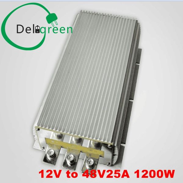 12 V a 48 V 25A 1200 W DC Conversor DC Regulador Carro Step upboost module power supply frete grátis