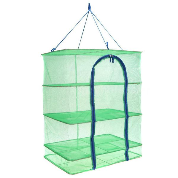 

wholesale- good deal 56 * 40 * 63cm 4 layers fish dishes mesh drying net drying dry rack net n6v9
