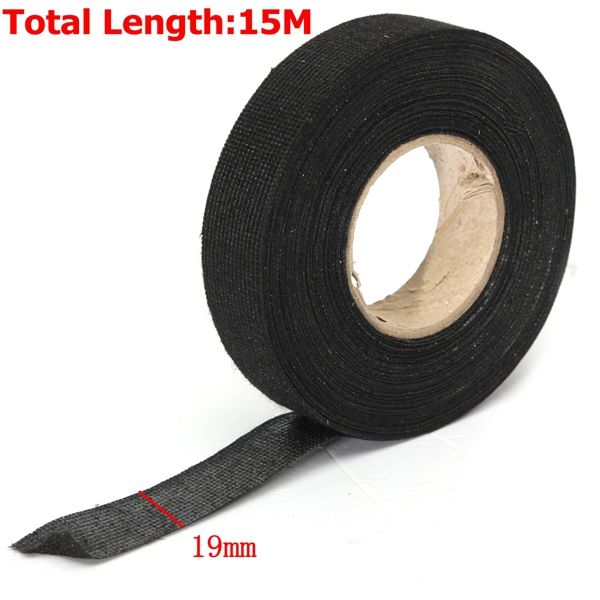 

19mm x 15m heat temperature resistant looms wiring fabric cable tape