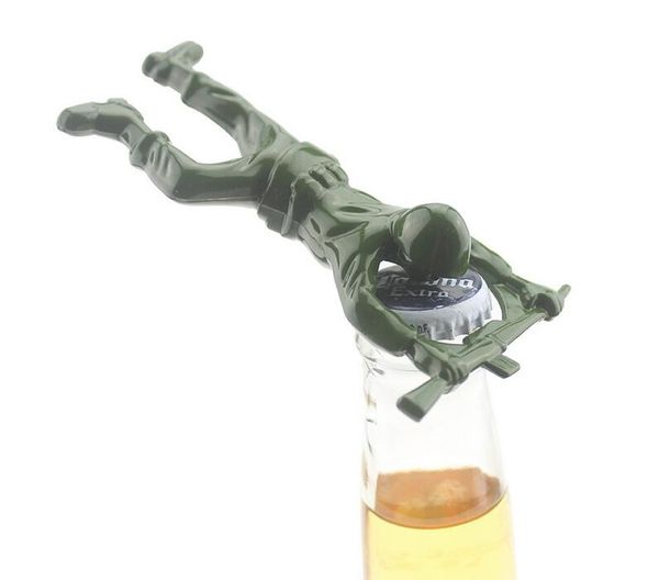 Green Army Man открывалка для бутылок Бар Botttle пива Army Man бутылок Творческие подарки Бутылка открывалка Портативный Открытый инструменты