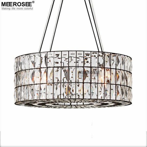 

luxurious crystal chandelier ring shape suspension lamp lustre for living room restaurant cafe l elegant luminaire drop lamp