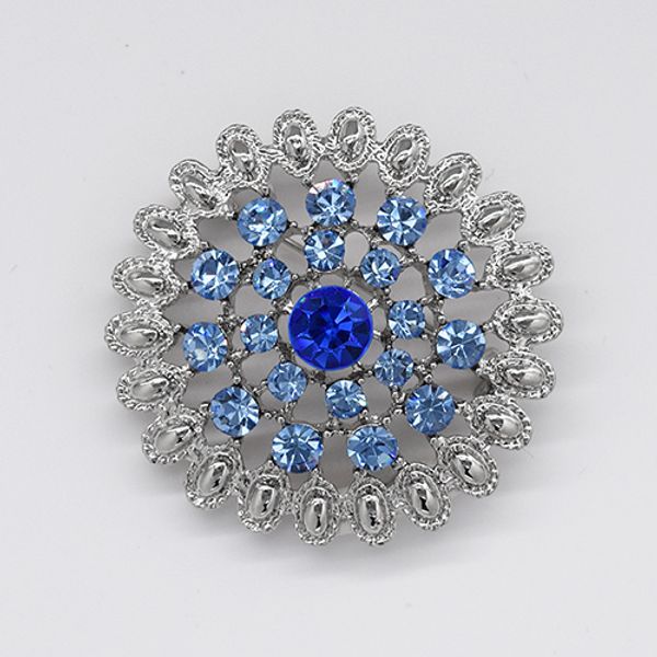 2020 Wholesale Clear Crystal Rhinestone Bride Brooches Pins Bridesmaid