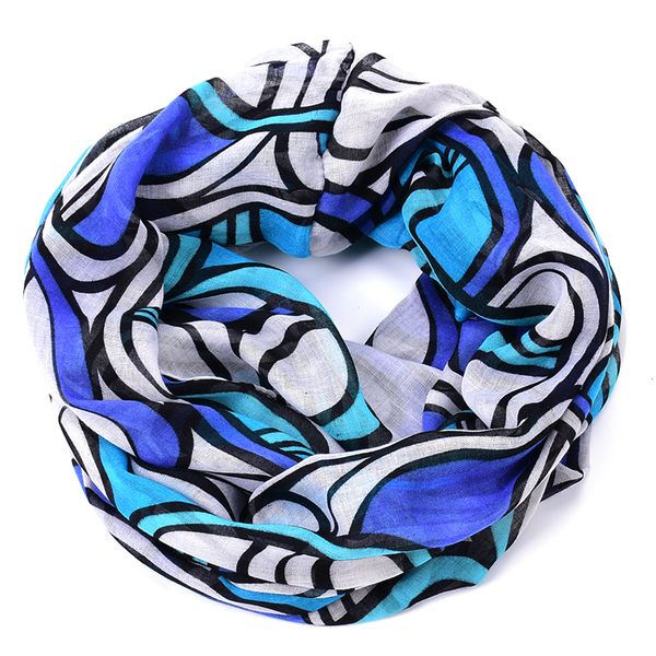 

wholesale- ellipse ring scarf women oval paisley hijab foulard femme echarpe cachecol shawls and scarves sjaal summer style bufanda collar, Blue;gray