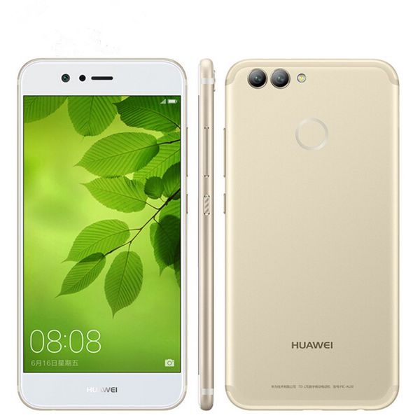 

original huawei nova 2 plus 4g lte cell phone kirin 659 octa core 4gb ram 128gb rom android 5.5 inch 2.5d screen 20mp fingerprint id smart m